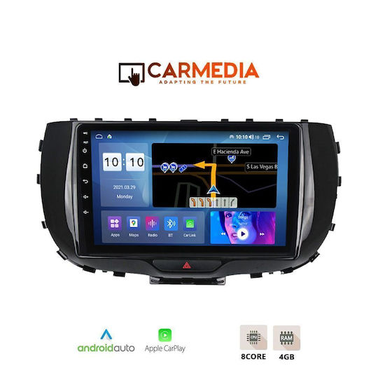 Carmedia Автомобилна Аудио Система За Kia Soul 2019 Bluetooth USB Вграден Wi-Fi GPS Apple CarPlay Android Auto С Touch Screen 9"