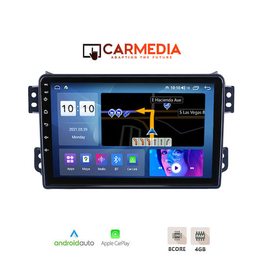 Carmedia Cm409a Таблет 9'' Фабричен Opel Agila 2008-2015 Suzuki Splash 2008-2018