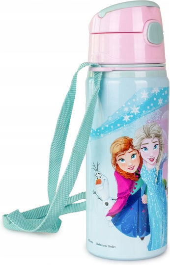 Frozen Kinder Trinkflasche aus Aluminium Mehrfarbig 600ml