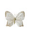 Hanging White Butterfly Ornament 27x33cm
