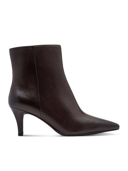 Marco Tozzi Leder Damen Stiefeletten Braun