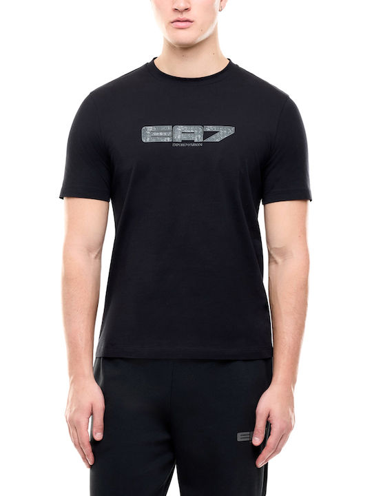 Emporio Armani Logo Athletic T-shirt Black