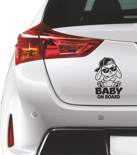 Orafol Baby on Board Gold Aufkleber für Auto