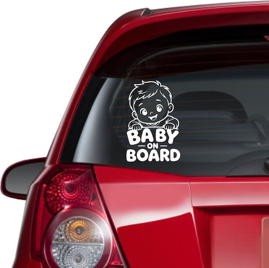 Лепенка За Колата Kid On Board 2 Черна