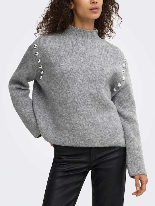 Only Damen Bluse Grau