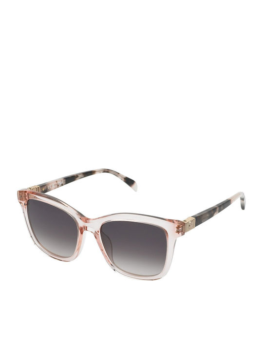 Tous Women Sunglasses With Pink Horn-Rimmed Frame