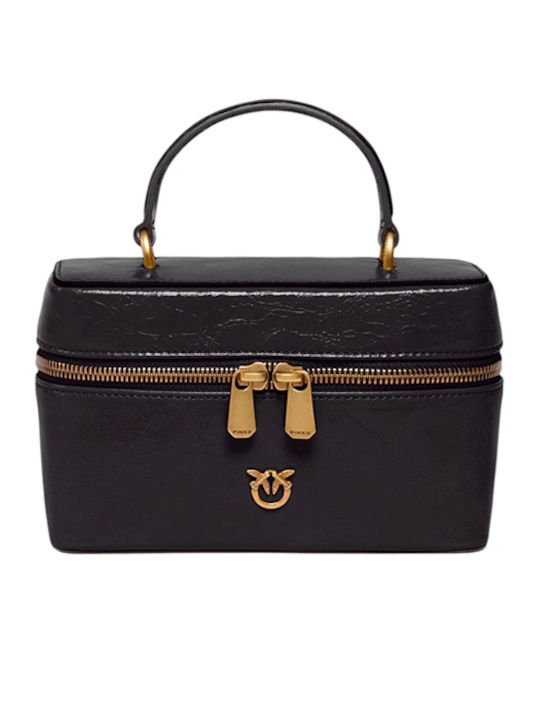 Pinko Leather Women's Tote Bag Black