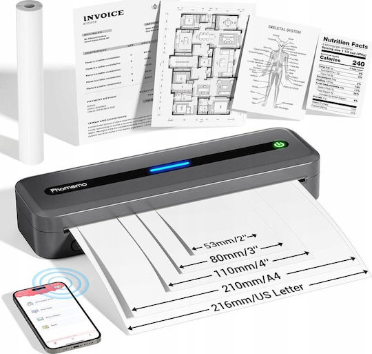 Phomemo Tragbarer Etikettendrucker USB Bluetooth