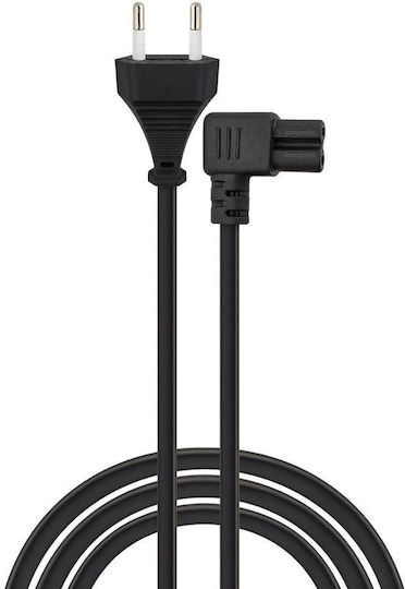 Savio Euro - IEC C7 Netzkabel 5m Schwarzes
