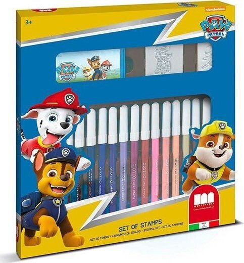 Multiprint Briefmarken Marker Paw Patrol 18 Farben