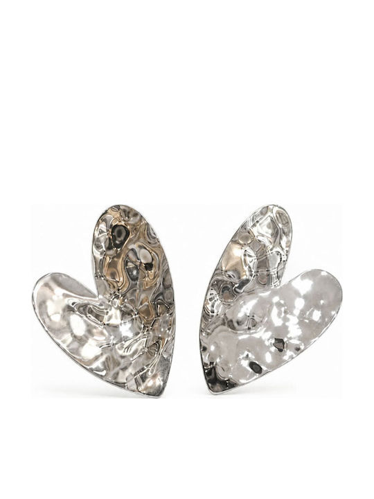 Touch Earrings Made Of Steel 14 907 Silver