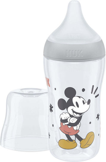 Nuk Plastic Baby Bottle Anti-colic with Silicone Teat for 3+ Months Red 260ml