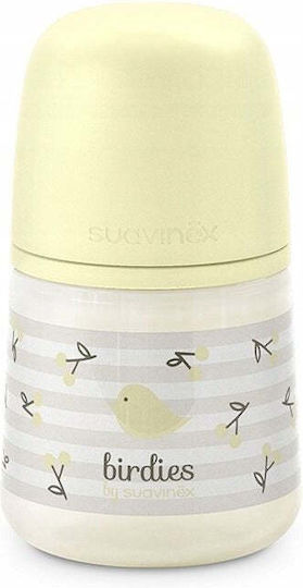 Suavinex Plastic Baby Bottle Anti-colic with Silicone Teat for 0+ Months Beige 150ml