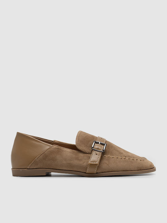 Decoro Damen Mokassins in Beige Farbe