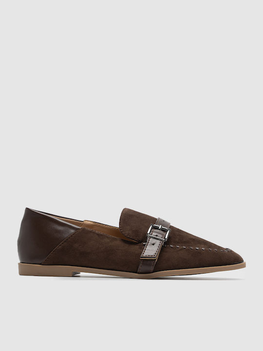Decoro Damen Mokassins in Brauner Farbe