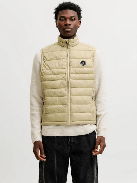 Jack & Jones Sleeveless Beige Jacket