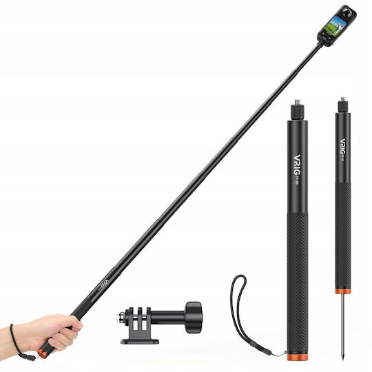 Băț pentru selfie Vrig Băț pentru selfie Monopod 160 cm Invizibil 1/4" + GoPro Vrig Tp-36 Sku A0308