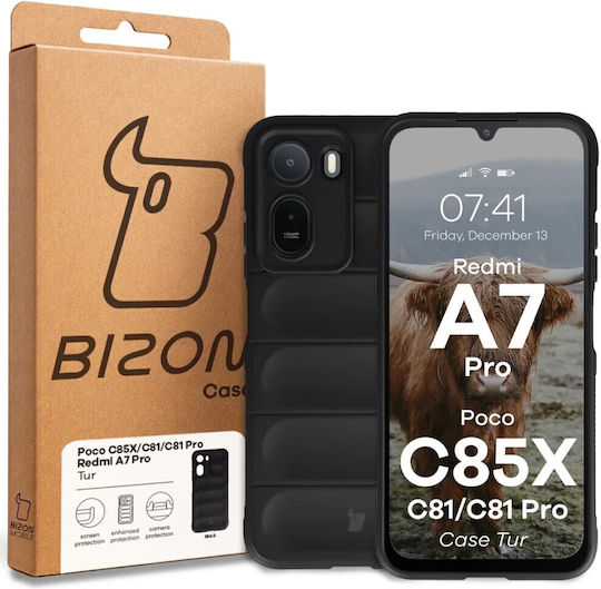 Bizon Case Tur Xiaomi Redmi A7 Pro Poco C85x C81 C81 Pro Black