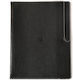 A4 Leder Klemmbrett Schwarz Echtes Leder 26x34 15blk00
