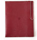 Leder-Mappe A4 Burgundisch Echtes Leder 26x34 15brd00 1500-09