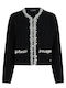 Damen Strickjacke Gestrickte Schwarze
