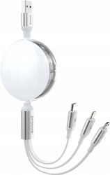 Proove USB към micro USB / Type-C / Lightning Кабел 1.2 м