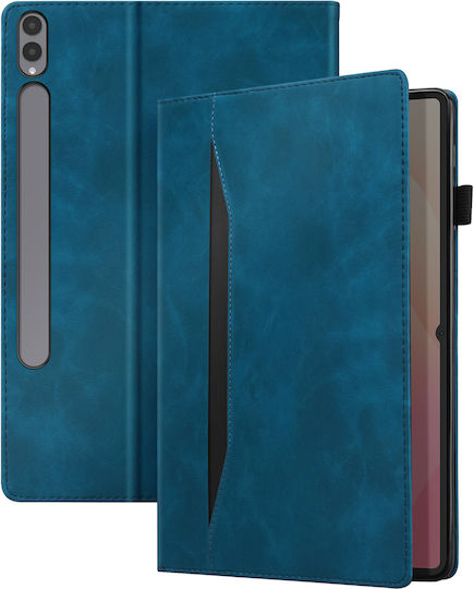 Avizar Galaxy Tab S11 Ultra Wallet Case Adjustable Stand Duck Blue