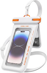 Avizar Ipx8 Waterproof Floating Case Smartphones Up To 7.5 Inches White