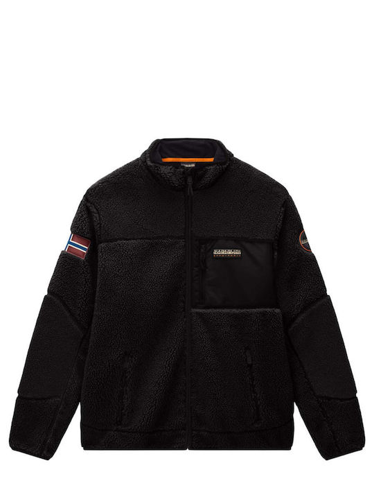 Yupik Men's Sherpa Cardigan Black Beauty