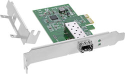 Inline Gigabit Network Card 1x Sfp Fiber 1gb/s Pcie X1 Incl Lp Slot Bracket Inline Gigabit Network Card 1x Sfp Fiber 1gb/s Pcie X1 Incl Lp Slot Bracket