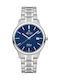 Men's Watch 40mm Battery with Silver Metal Bracelet