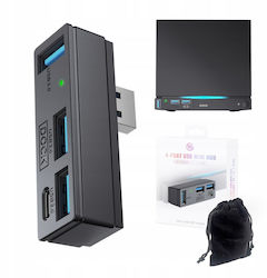 Jys Hub Adapter Usb 3.0 4-in-1 3x Usb-a 1x Usb-c 5 Gb S Ps5 Pc Steam Machine Jys-sdm007-v2 Jys Hub Adapter Usb 3.0 4-in-1 3x Usb-a 1x Usb-c 5 Gb S Ps5 Pc Steam Machine Jys-sdm007-v2