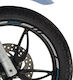 Adhesive Wheel Tape Aprilia Scarabeo Logos 16pd59