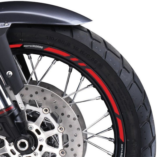 Adhesive Wheel Tape Moto Morini Logos 16pd59