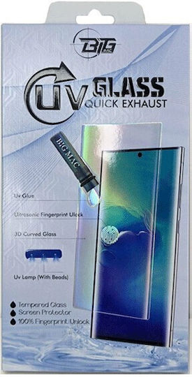 UV Nano Optics Curved Glue Tempered Glass Screen Protection Compatible with Samsung Galaxy S23 Ultra