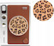 Loveinstant Decorative Lens Cap Sticker Fujifilm Instax Mini Evo 3m Brown Leopard Design
