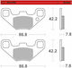 Moto-master Metallic Motorcycle Brake Pads 83111 1 Set 1 Caliper