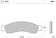 Moto-master Metallic Motorcycle Brake Pads 82921 1 Set 1 Caliper