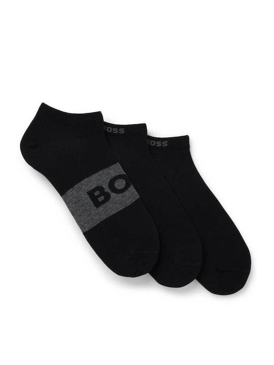 Boss Мъжки Чорапи Black 3Pack