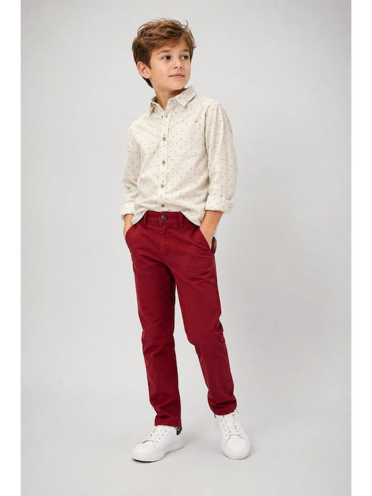 Kinderhosen Stoff Rot