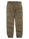 Kids Cargo Trousers Olive