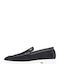 Suede Herren Mokassins in Blau Farbe