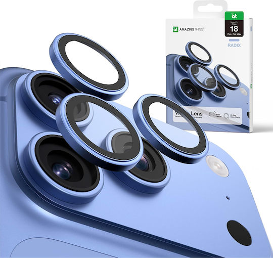 Amazingthing Saphir Titan Gehärtetes Glas Kameralinse Hellblau Für iPhone 18 Pro/18 Pro Max