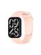 Xiaomi Band 10 Pro/9 Pro Redmi Watch 6 5 4 Xdfind Solid Black Silicone Buckle Light Pink