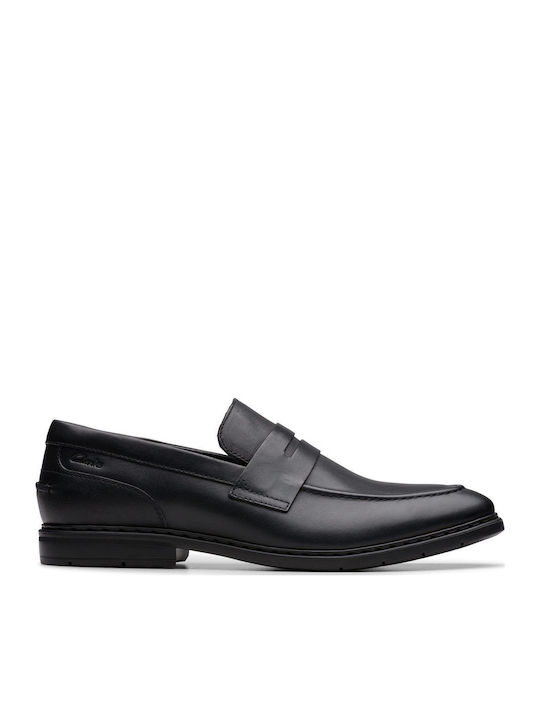 Leder Herren Mokassins in Schwarz Farbe