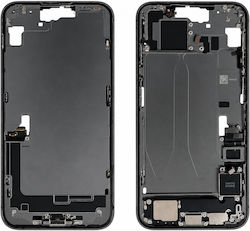 Genuine Housing Middle Shell Genuine Parts iPhone 15 EU Grade A Black