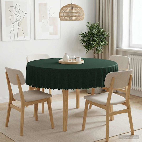 vidaXL vidaXL Tischdecke Dunkelgrün 140x140cm