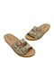 Women's Flat Sandals Beige