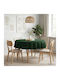 vidaXL vidaXL Tischdecke Rotunde Dunkles Grün 140cm