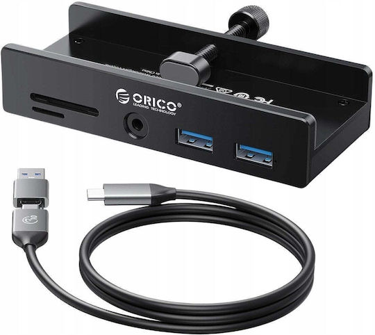 Orico USB-Hub Mit 4 Anschlüssen mit USB-A / USB-C